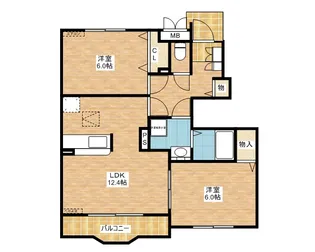 アルドーレ【1階】の間取り