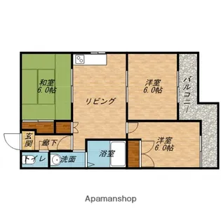 プリマベーラ【1階】の間取り