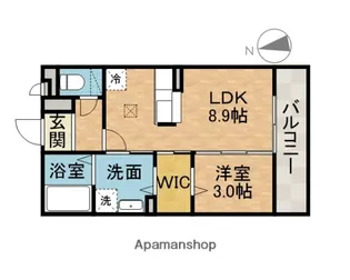 ヘルト・シュトラーセ【1階】の間取り