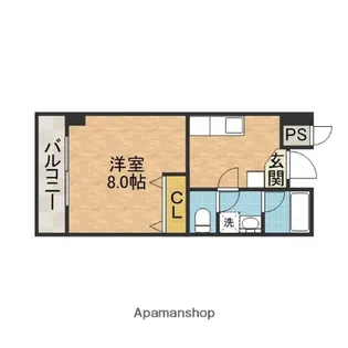 アムール千里丘【2階】の間取り