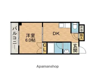 メゾンダイコー舟木【2階】の間取り