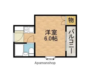ガルボ茨木【2階】の間取り