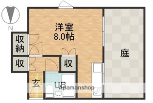 ビスタ蔵垣内【1階】の間取り