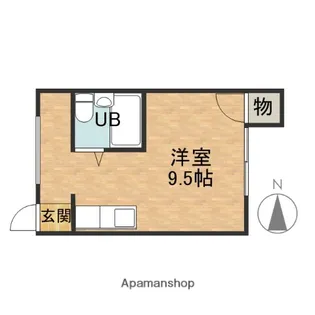森本ハイツ【1階】の間取り