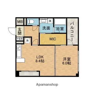 協同レジデンス千里丘【6階】の間取り