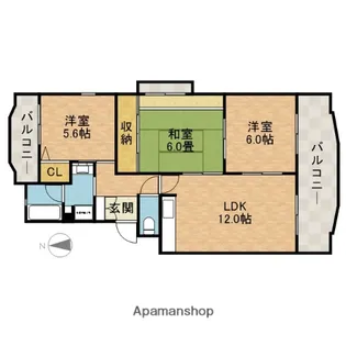 ベル・ドミール南茨木【2階】の間取り
