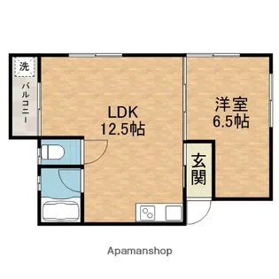 グリーンハイツA棟【2階】の間取り