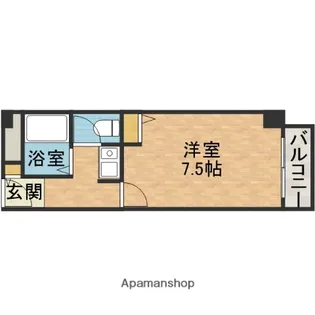 サンフォレスト新中条【3階】の間取り