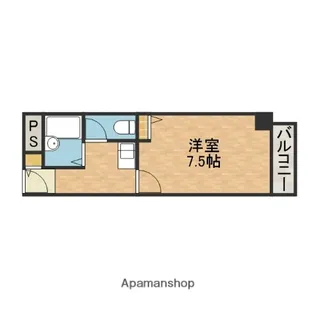 サンフォレスト新中条【1階】の間取り