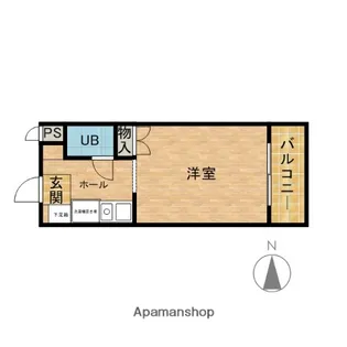 イーストヴィレッジ茨木【2階】の間取り