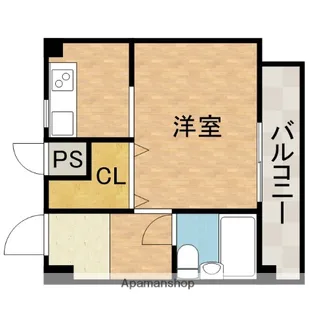 ネオパレス浅川2号館【3階】の間取り