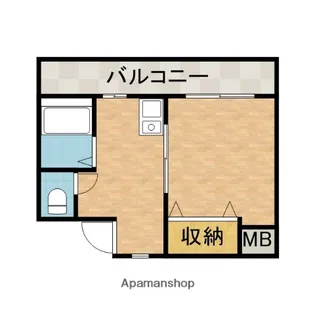 ディアコート舟木【2階】の間取り