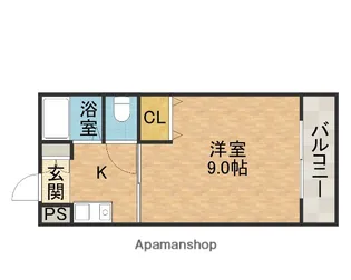 ローズビルウチダ【2階】の間取り