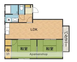 フレグランス佐藤Ⅰ【1階】の間取り