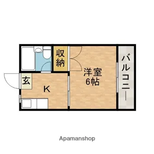 ピットイン稲葉【2階】の間取り