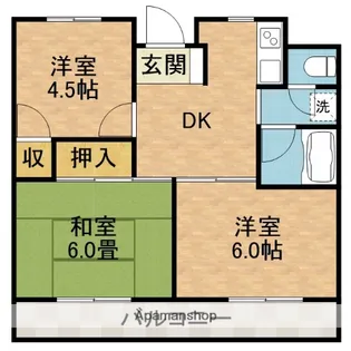 ピースフルハウス【1階】の間取り