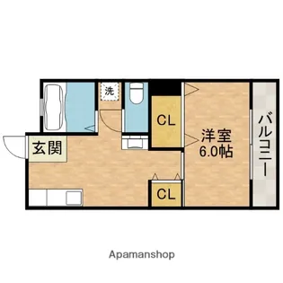 ミルテ宮ハイツTAKEHASHI【4階】の間取り