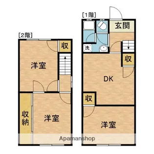大阪府茨木市主原町【一戸建】の間取り