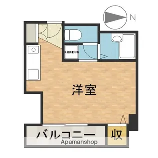 UEDA BUILDING【2階】の間取り