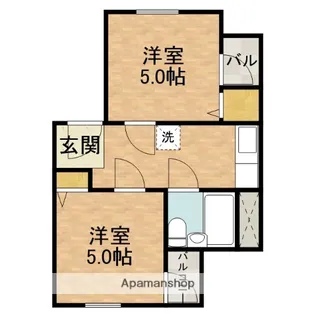 宮元町一番館【1階】の間取り