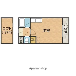 ビスタ千里丘V【3階】の間取り
