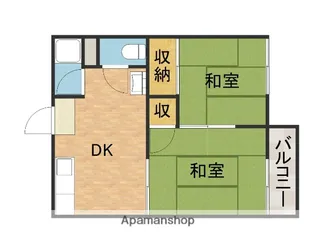 今西ハイツ【1階】の間取り