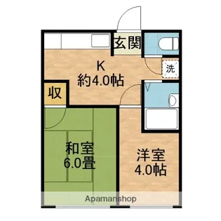 オプス正雀【2階】の間取り