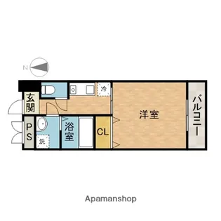 ブロッサム茨木【5階】の間取り