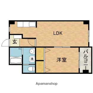 THKマンション【7階】の間取り