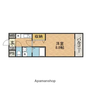 彩都シオン【2階】の間取り