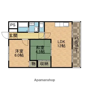 第二田中マンション【2階】の間取り