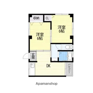 協和マンション【1階】の間取り