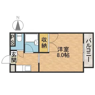 アルカディアST【1階】の間取り