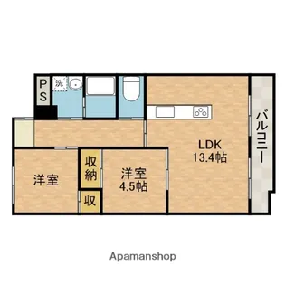 ニュー星見ハイツ【5階】の間取り