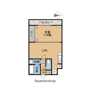 メゾンプレジール【1階】の間取り