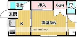 第3岡部コーポ【2階】の間取り