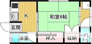 第3岡部コーポ【1階】の間取り