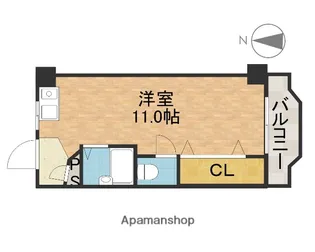 総持寺駅前グリーンハイツ1号館【3階】の間取り