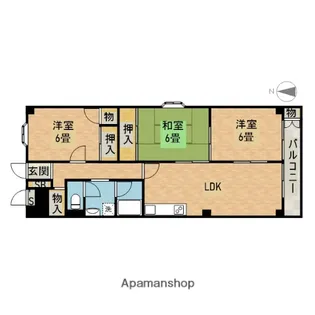 ハイツ伊藤【2階】の間取り