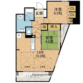 藤和シティホームズ茨木春日【11階】の間取り