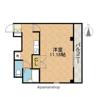 アクティス・センリ【8階】の間取り