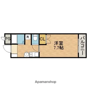 ウエストコーポ【1階】の間取り