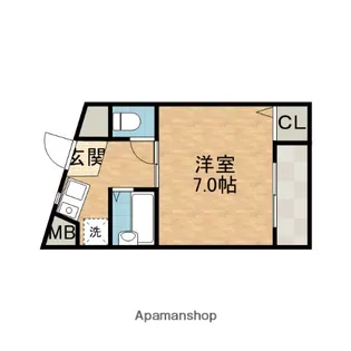 ローズヒル茨木【3階】の間取り