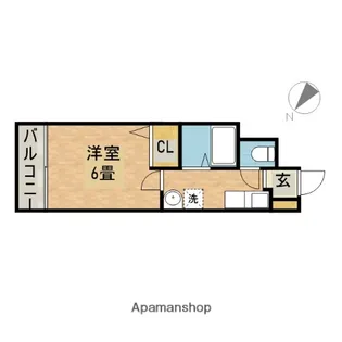 イーズ南春日丘【1階】の間取り