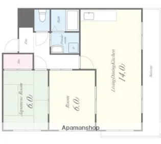 サンシティ千里丘【1階】の間取り