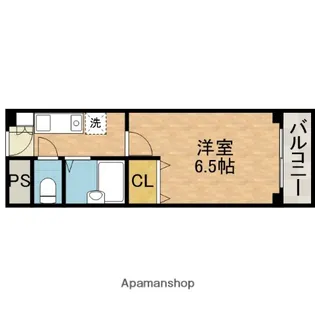 プラザハイツ見付山【3階】の間取り