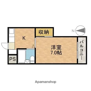 第33マンション【1階】の間取り