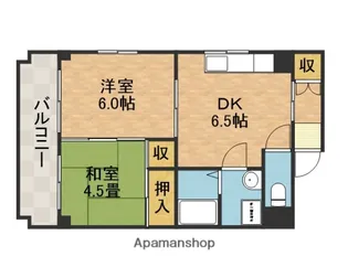 シャルマンイバラキ【3階】の間取り