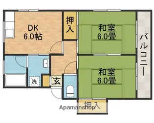 阪口マンション【2階】の間取り