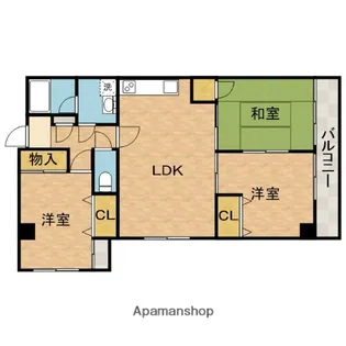 サンフォーレ辰巳【2階】の間取り